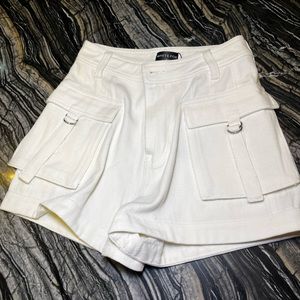 WHITEFOX Boutique XS White Shorts